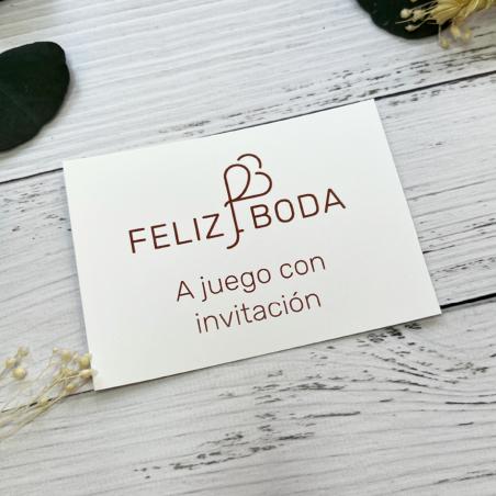 Tarjeta Bancaria A Juego con Invitación