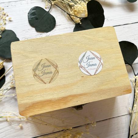 Adhesivo detalles Redonda Marmol