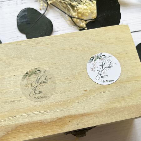 Adhesivo detalles Redonda Elegante Oro