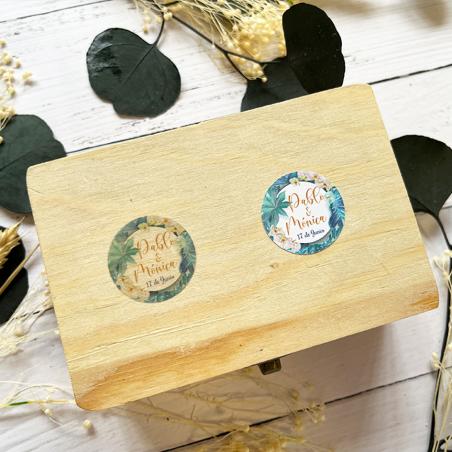 Adhesivo detalles Redonda Tropical