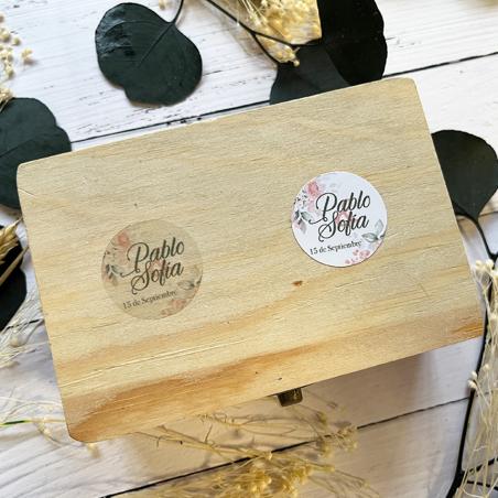 Adhesivo detalles Redonda Romantica Rosas