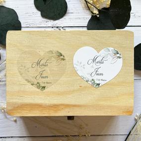 Adhesivo detalles Corazon Elegante Oro 2