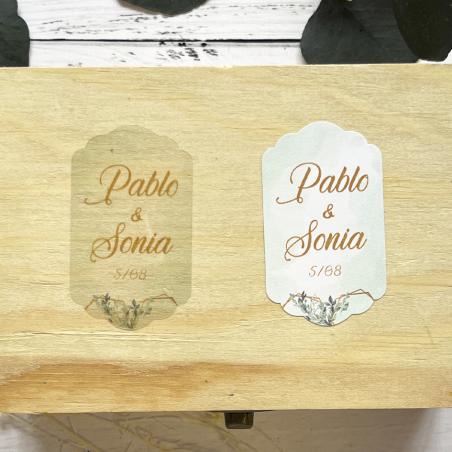 Adhesivo detalle Botella Verde Manzana