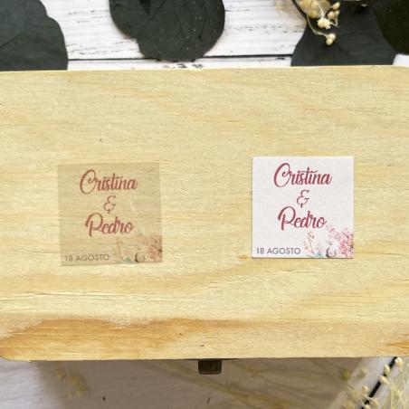 Adhesivo detalles Cuadrado Disney Floral