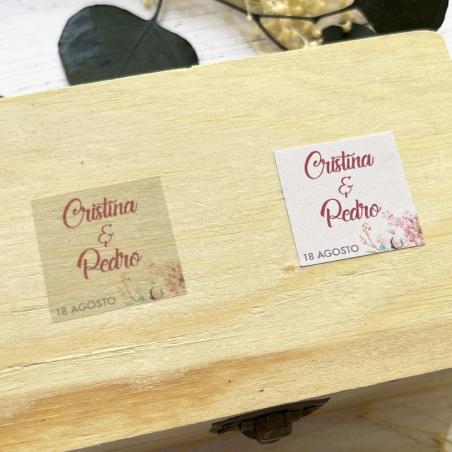 Adhesivo detalles Cuadrado Disney Floral