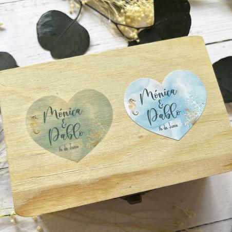 Adhesivo detalles Corazon Mar