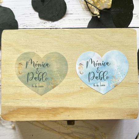 Adhesivo detalles Corazon Mar