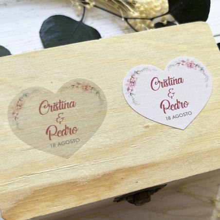 Adhesivo detalles Corazon Floral Disney