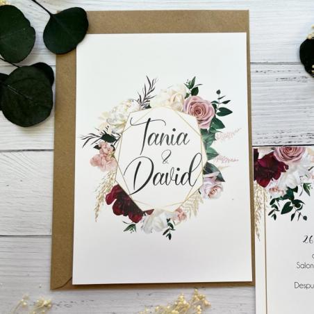 Invitación Elegante Floral