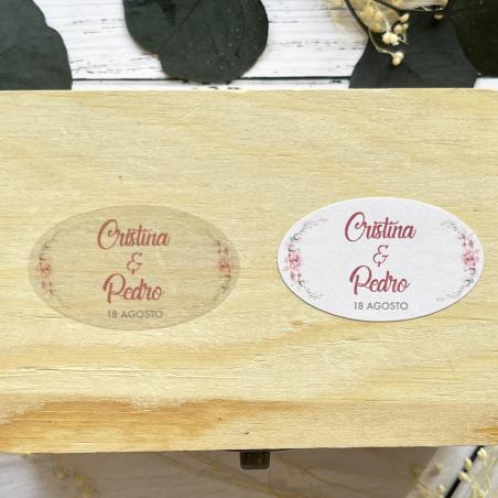Adhesivo detalles Ovalada Floral Disney