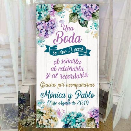 Cartel Una Boda se Vive 3 veces