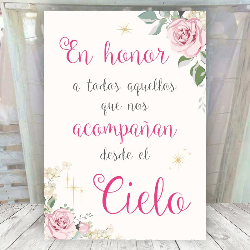 Cartel En honor al Cielo Romántico Cartel En honor al Cielo Romántico