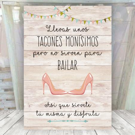 Cartel Tacones Monisimos