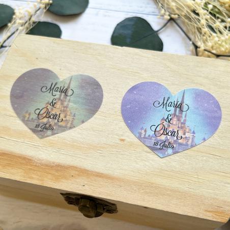 Adhesivo detalles Corazon Castillo Disney