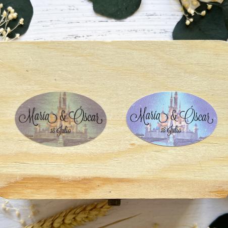 Adhesivo detalles Ovalada Castillo Disney