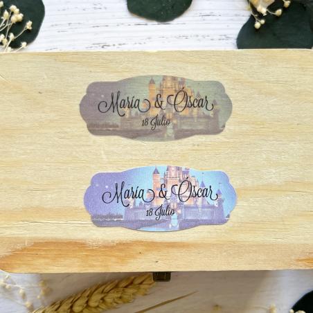Adhesivo Alargado detalles Castillo Disney
