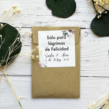 Lágrimas de Felicidad Floral Roja