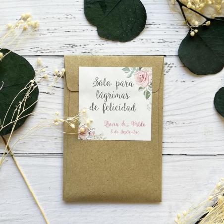 Lágrimas de Felicidad Romántica Rosa