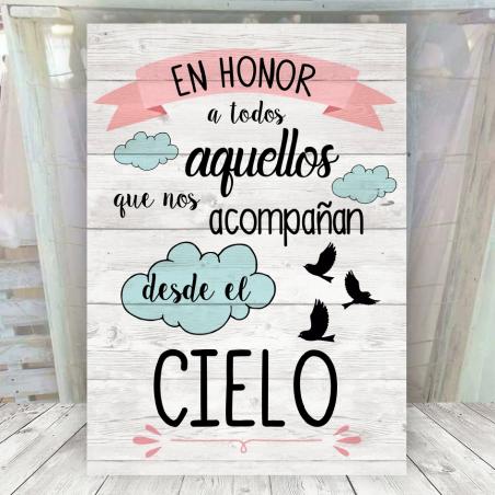 Cartel homenaje fallecidos
