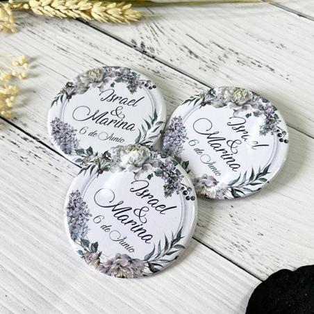 Chapa Personalizada Hortensias