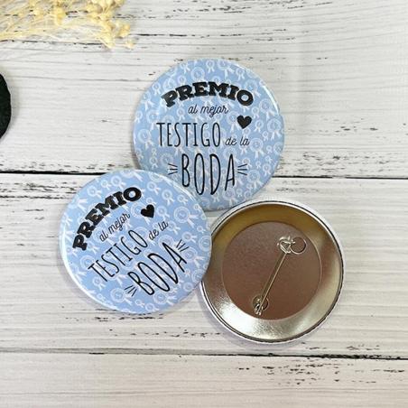 Chapas Testigo de Boda