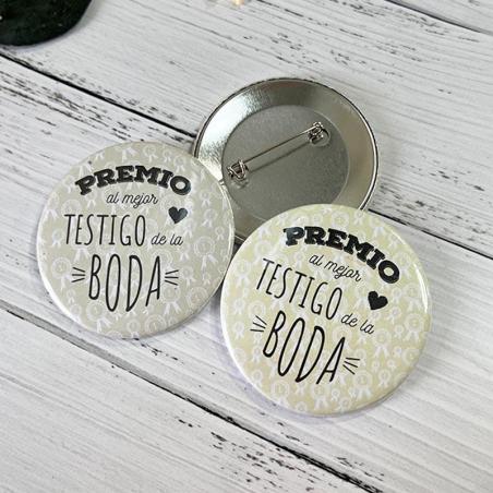 Chapas Testigo de Boda Amarillo