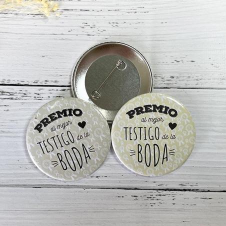 Chapas Testigo de Boda Amarillo