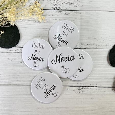 Chapas Despedida de Soltera Blancas
