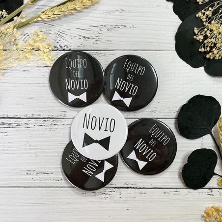 Chapas Despedida de Soltero Negras