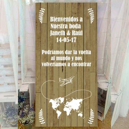 Cartel vuelta al mundo