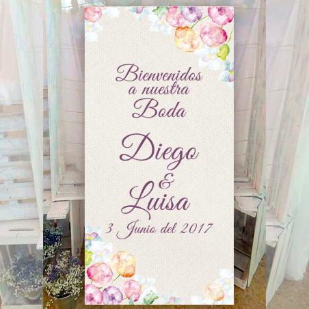 Cartel elegante para bodas