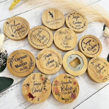 Abridor de Madera con Imán Personalizados