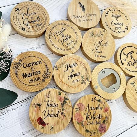 Abridor de Madera con Imán Personalizados