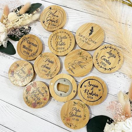 Abridor de Madera con Imán Personalizados