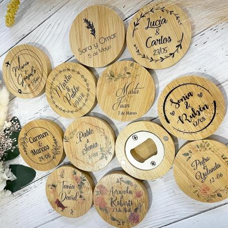 Abridor de Madera con Imán Personalizados