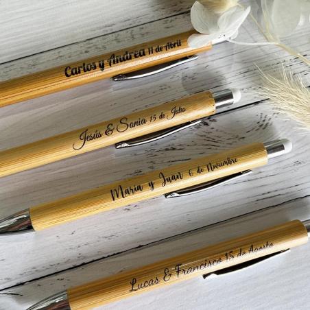 Bolígrafo personalizado para bodas