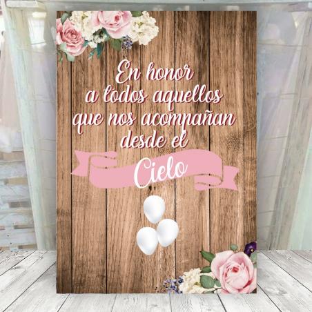 Cartel homenaje fallecidos