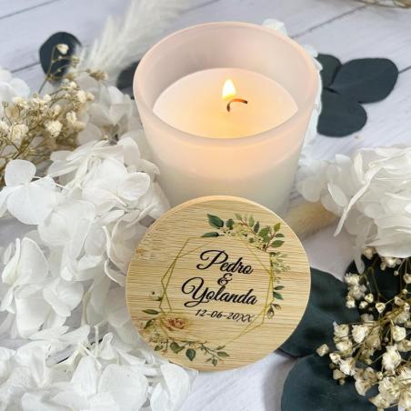 Vela como detalle de boda