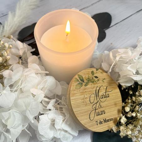 vela personalizada para bodas
