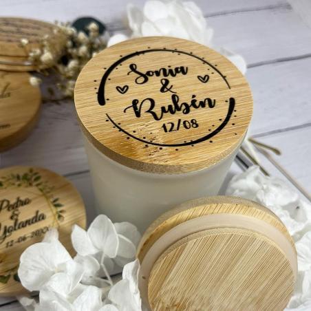 Velas personalizadas para Bodas
