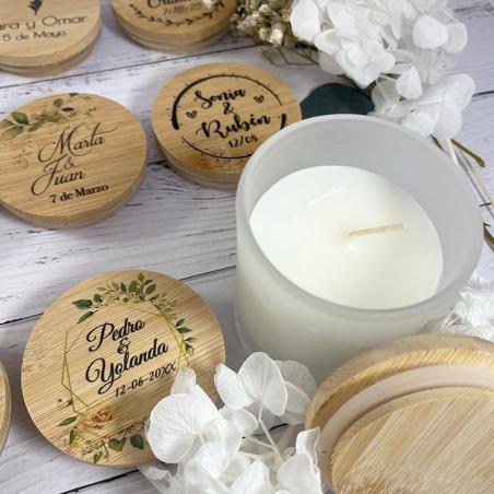 Velas personalizadas para Bodas