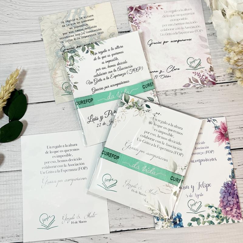 Tarjeta Solidaria para Bodas