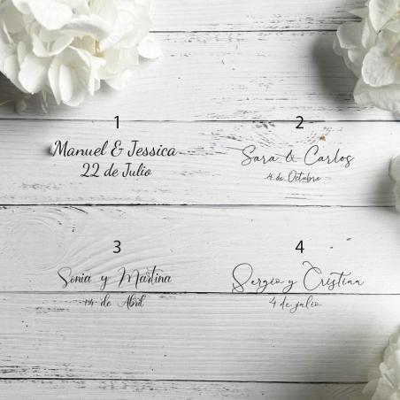 Porta-alianzas de Flores Elegante