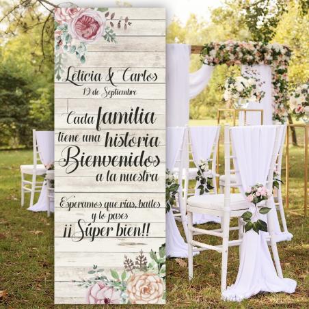 Banner para bodas barato