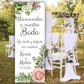 Banner para Bodas Tropical
