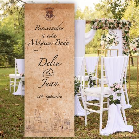 cartel Boda Harry Potter