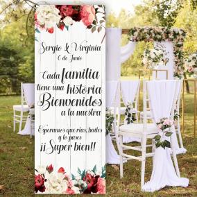 Banner para bodas barato