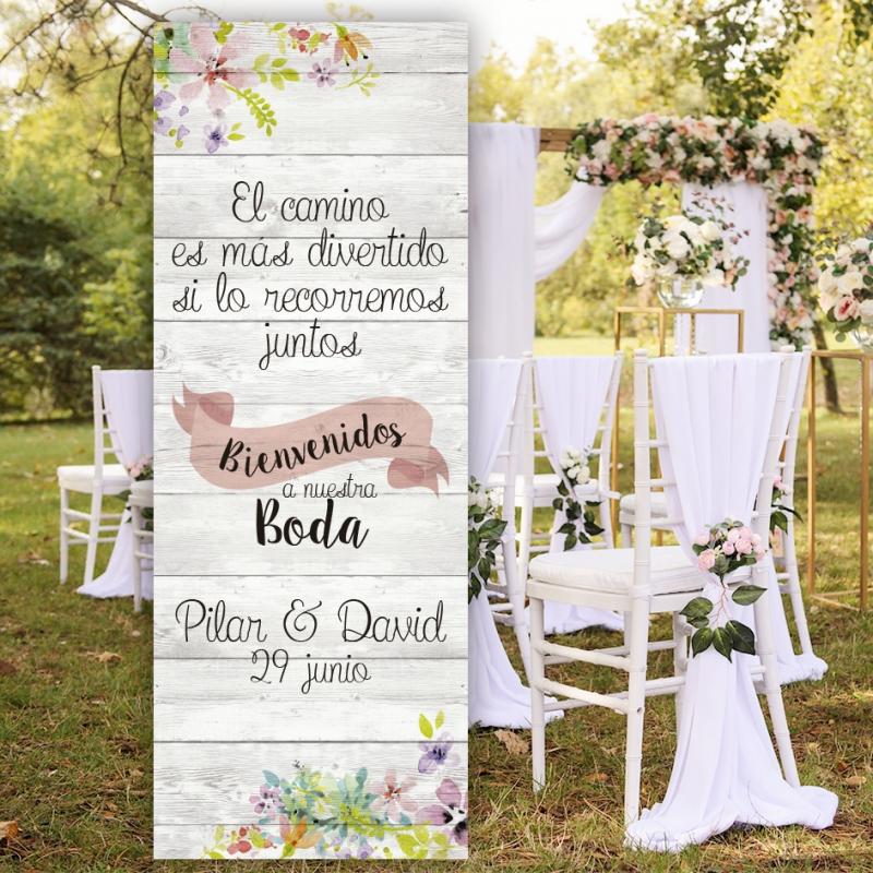 Banner para bodas barato