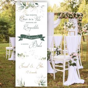 Cartel Boda Sencillo Oro