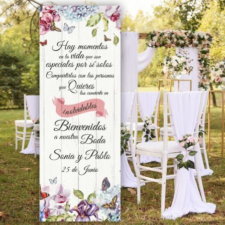 Banner Romantico Mariposas